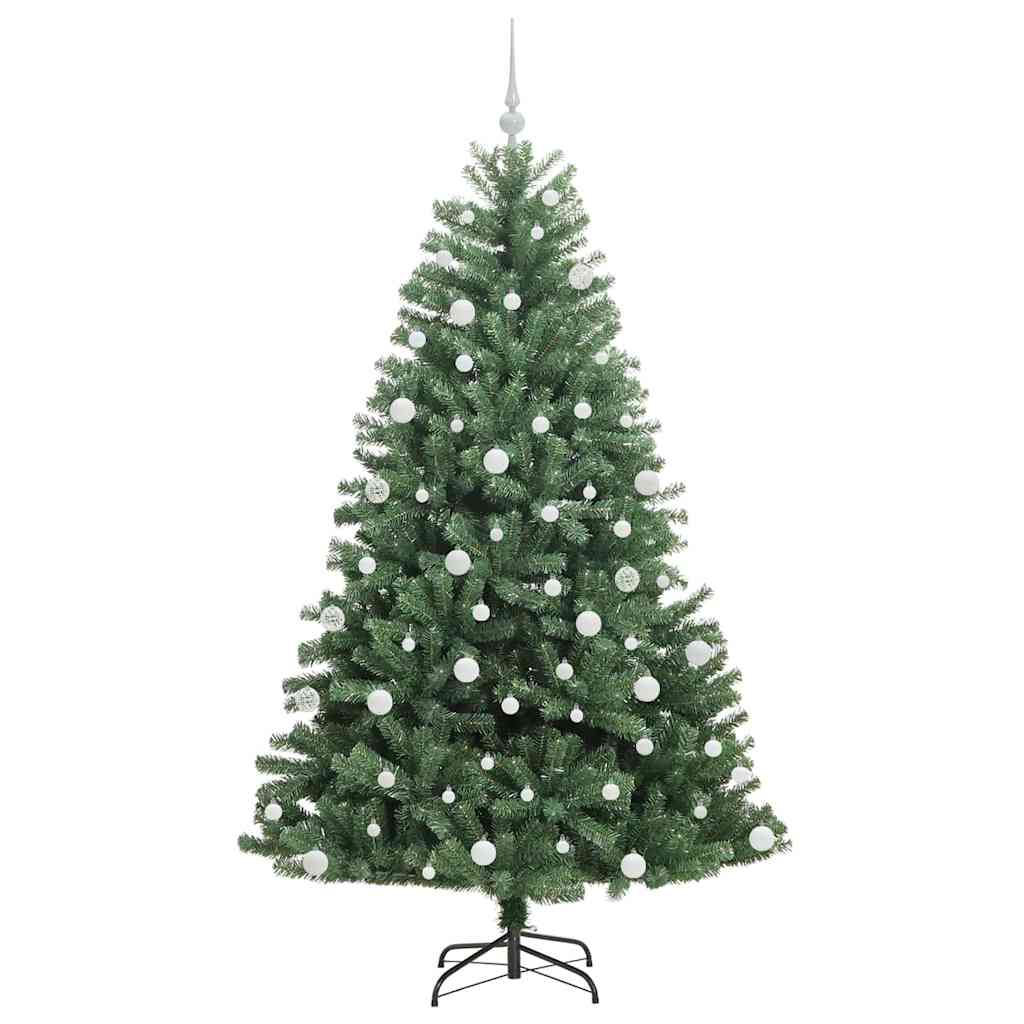 Dirbtinė Sulankstoma Kalėdų Eglutė Žalia 180 cm PVC ir metalas