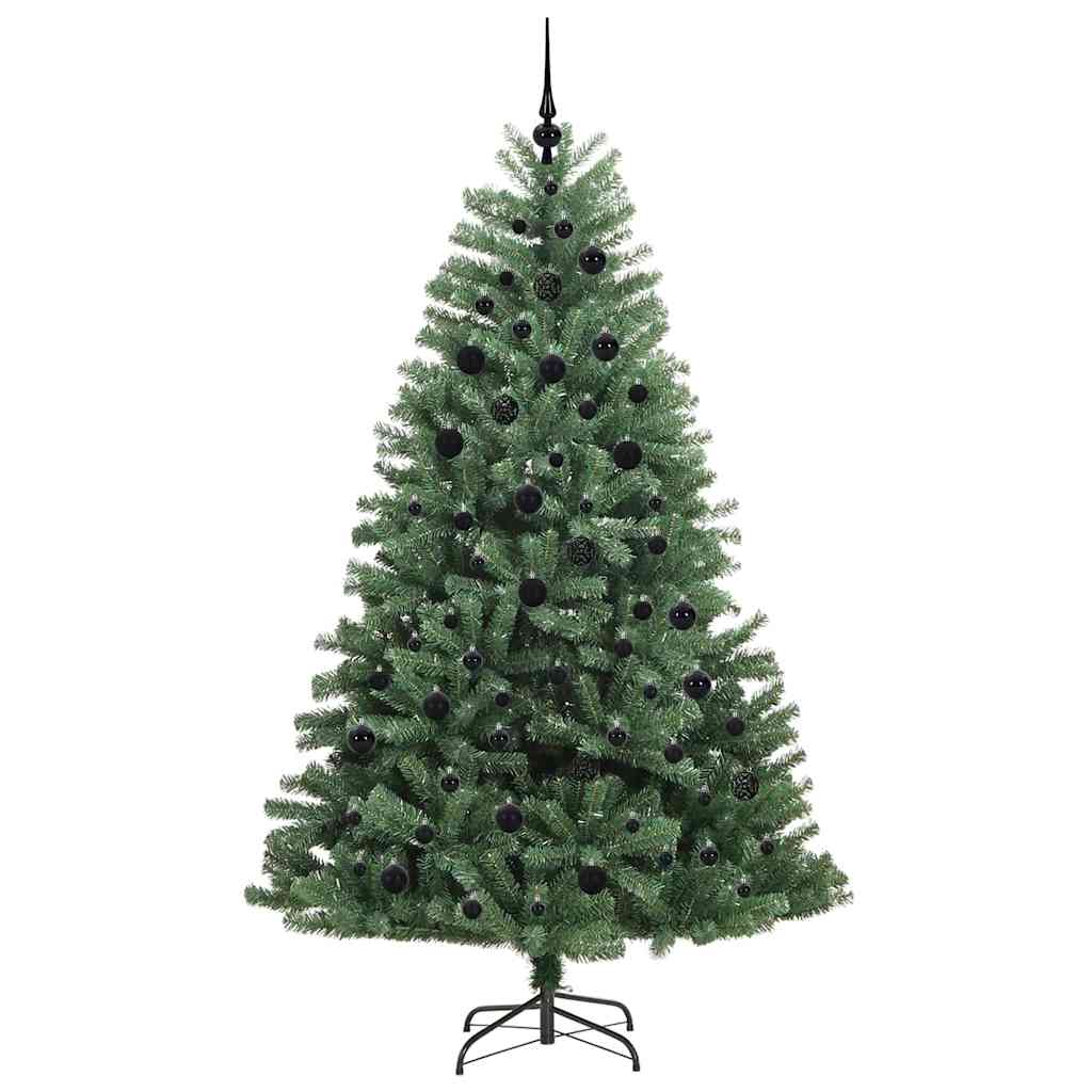Dirbtinė Sulankstoma Kalėdų Eglutė Žalia 210 cm PVC ir metalas