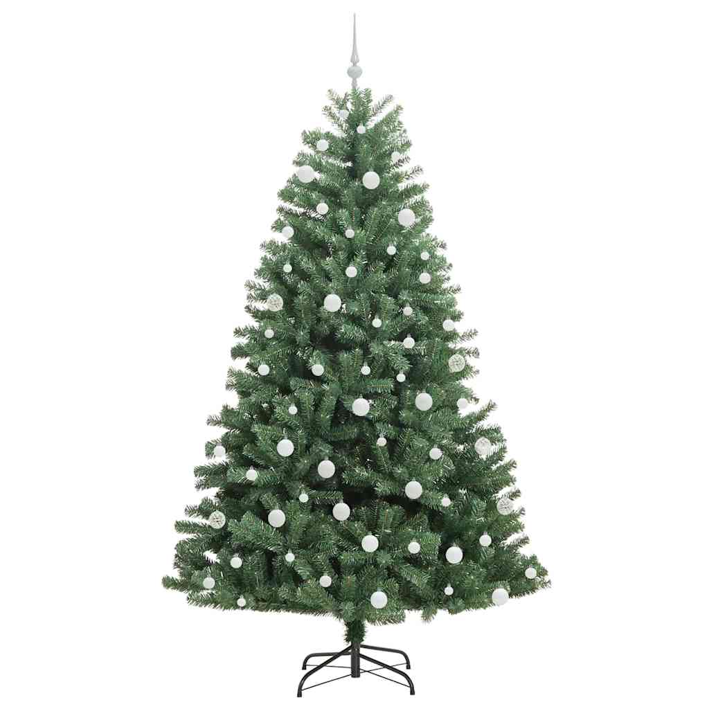 Dirbtinė Sulankstoma Kalėdų Eglutė Žalia 210 cm PVC ir metalas