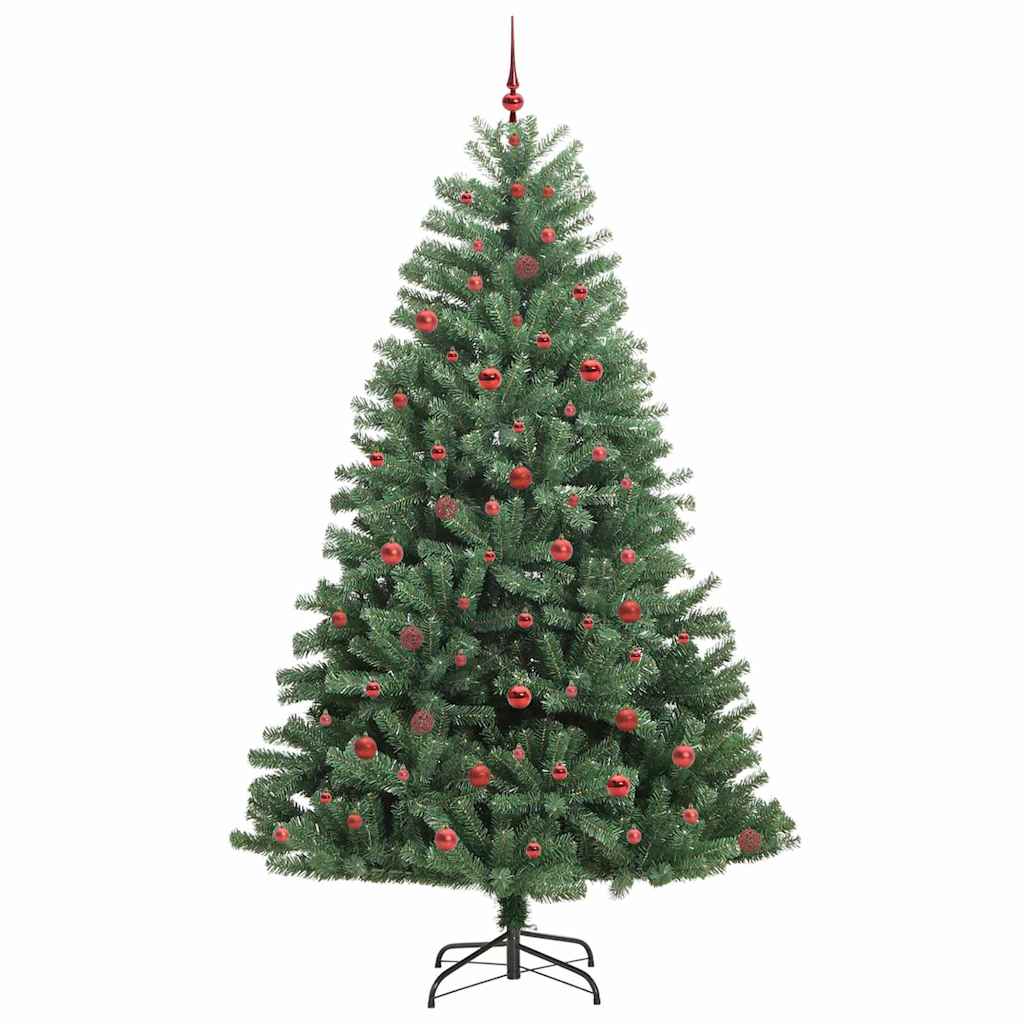 Dirbtinė Sulankstoma Kalėdų Eglutė Žalia 240 cm PVC ir metalas