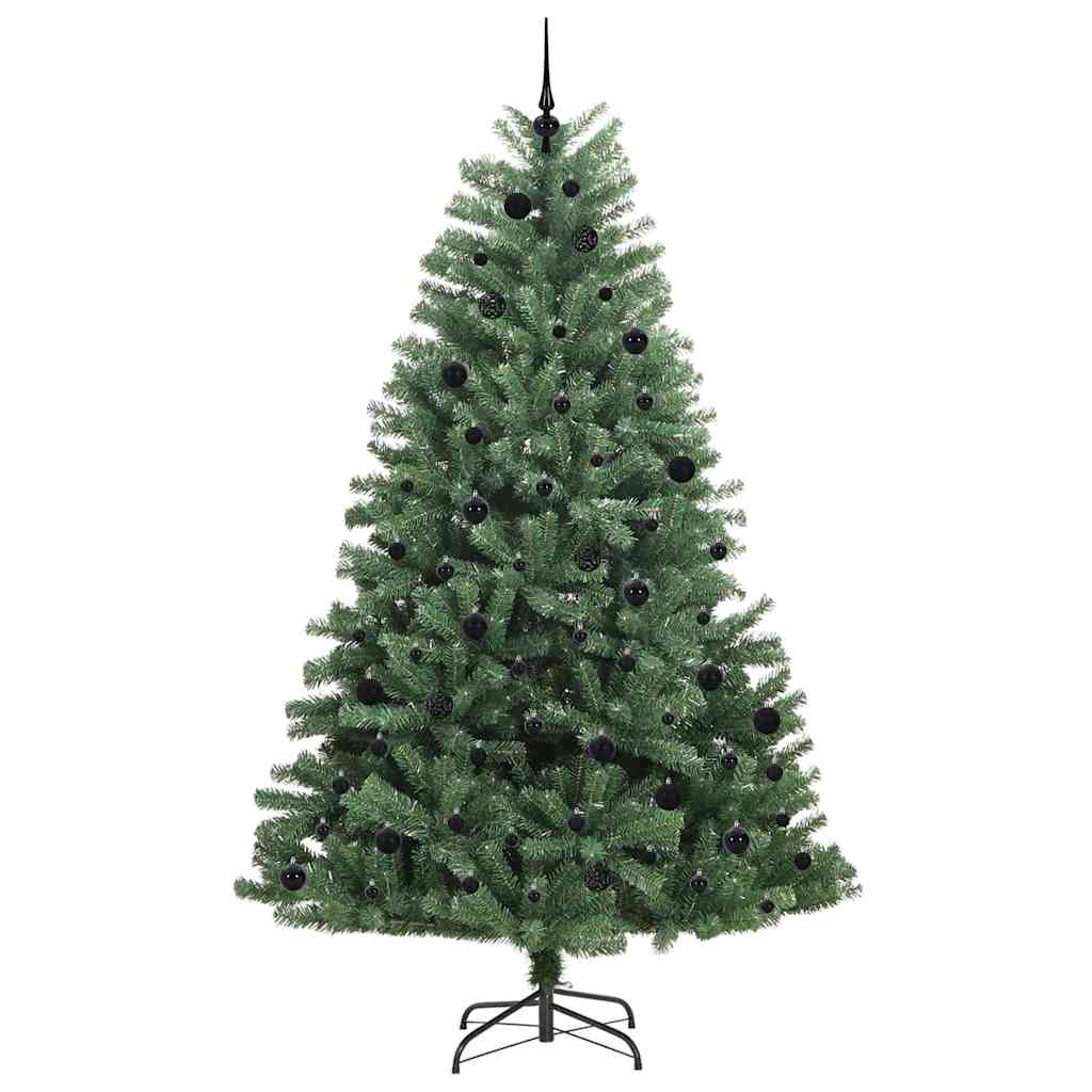 Dirbtinė Sulankstoma Kalėdų Eglutė Žalia 240 cm PVC ir metalas