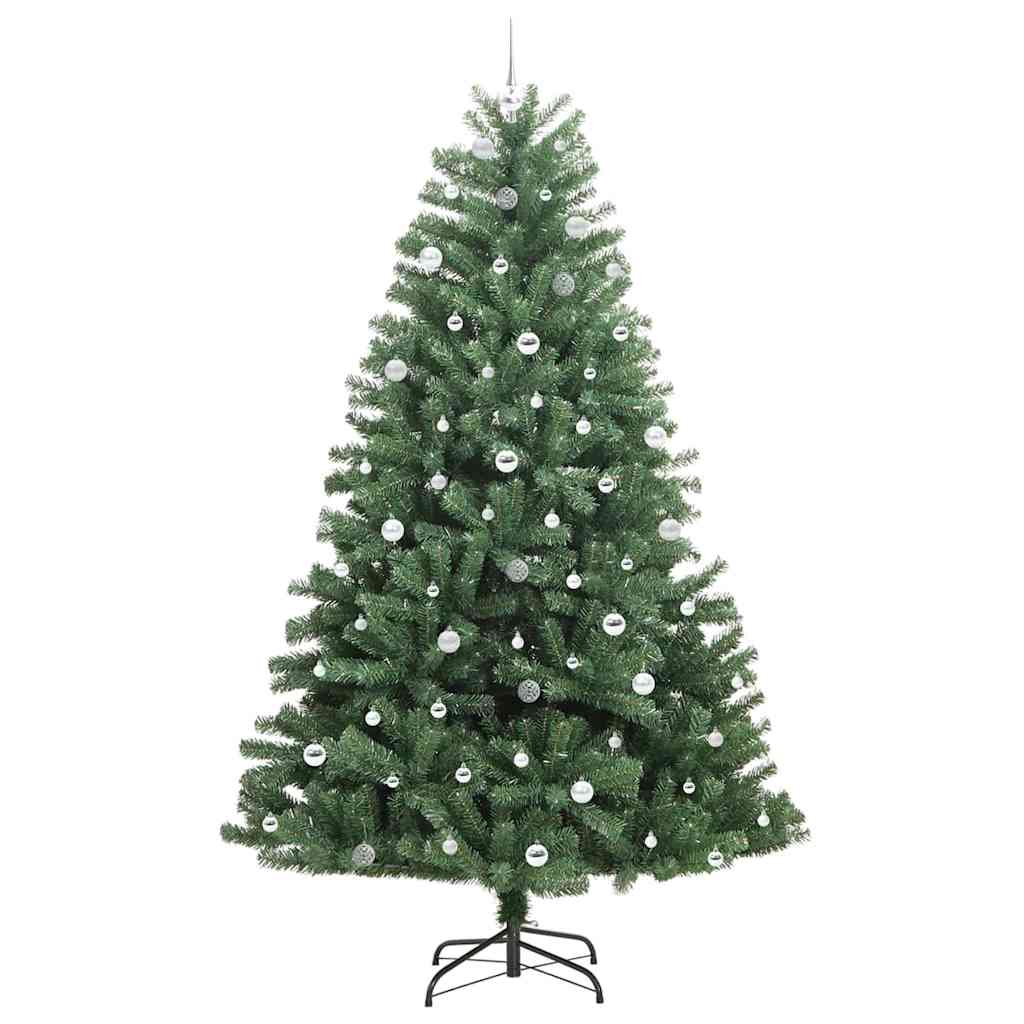 Dirbtinė Sulankstoma Kalėdų Eglutė Žalia 240 cm PVC ir metalas