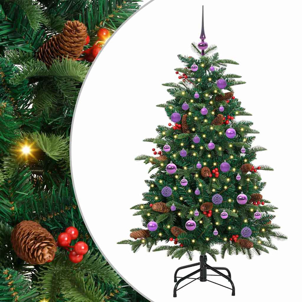 Artificial Christmas Tree POLAR FROST, Green 150 cm. , metal , plastic