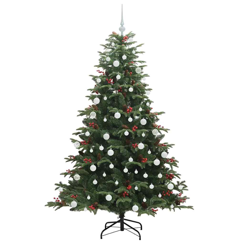Dirbtinė Kalėdų eglutė Žalia 180 cm PVC ir Metalas ir Plastikas