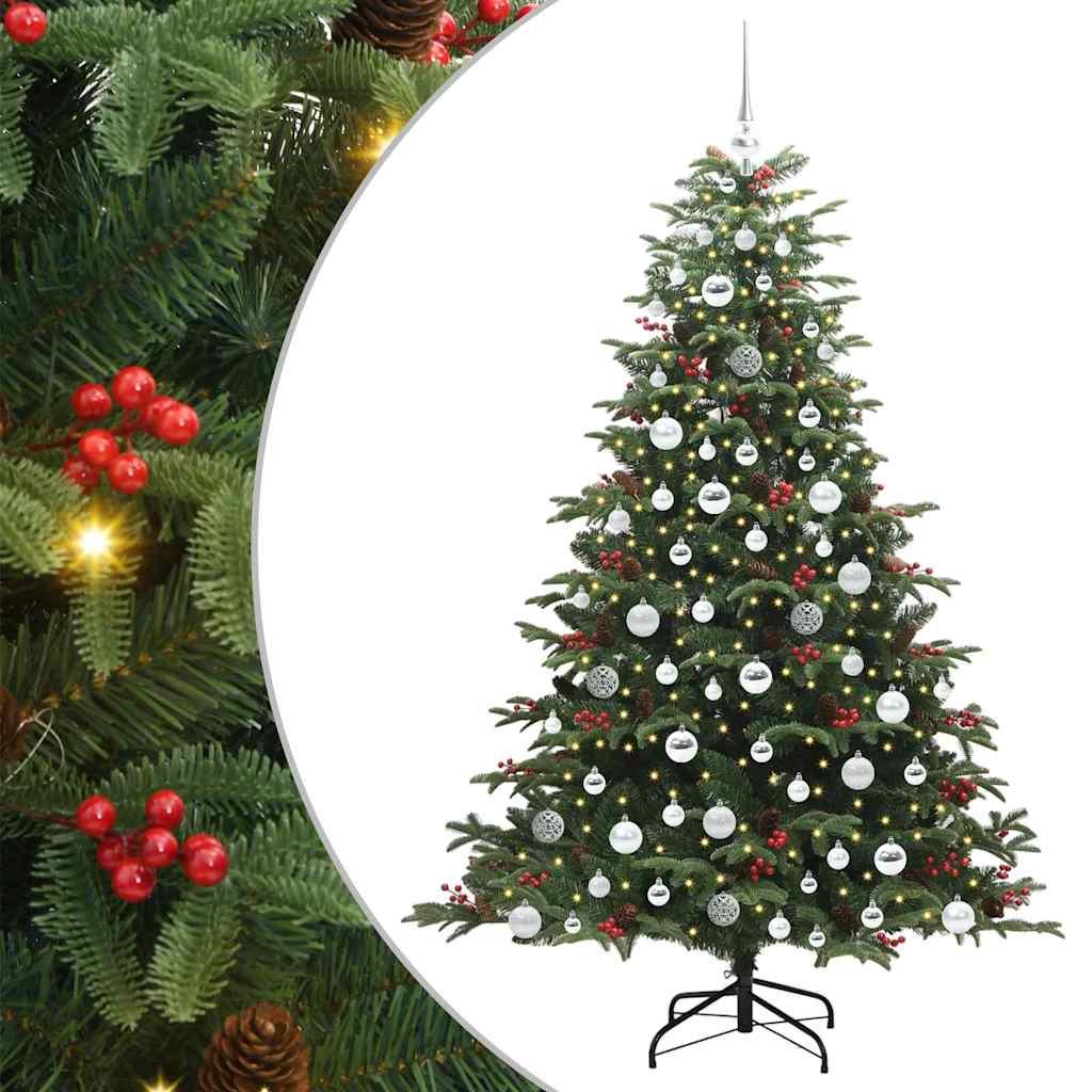 Dirbtinė Kalėdų eglutė Žalia 180 cm PVC ir Metalas ir Plastikas