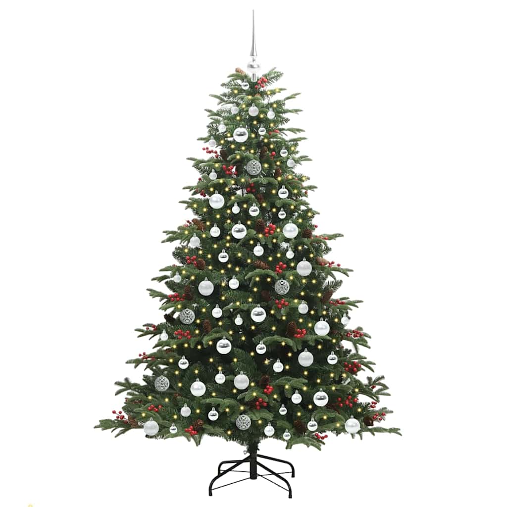 Dirbtinė Kalėdų eglutė Žalia 180 cm PVC ir Metalas ir Plastikas
