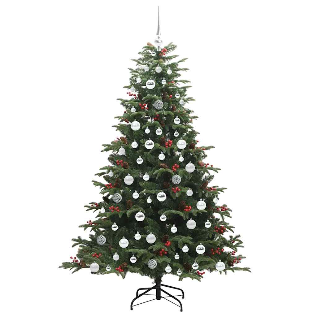 Dirbtinė Kalėdų eglutė Žalia 180 cm PVC ir Metalas ir Plastikas