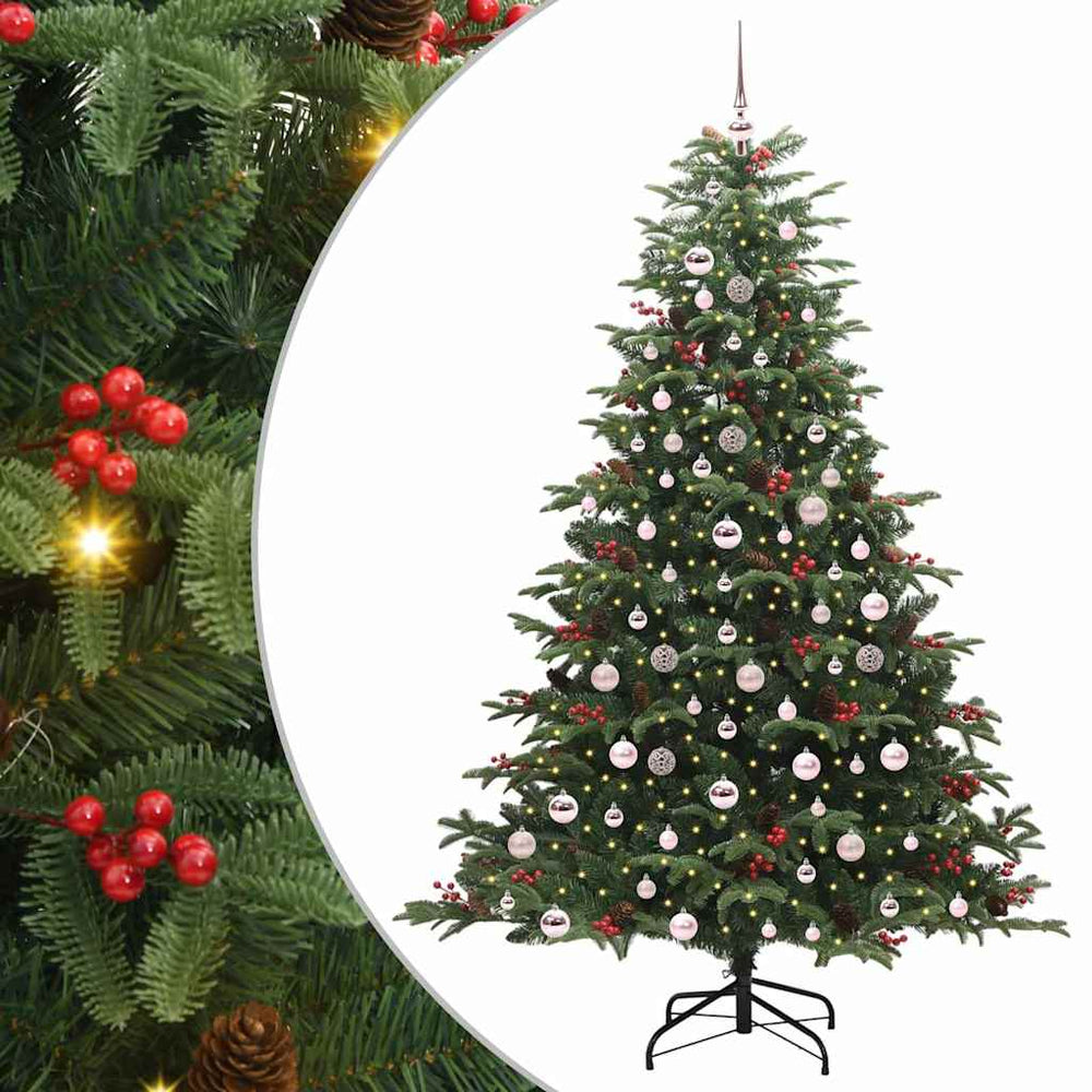 Dirbtinė Kalėdų eglutė BOREAL GROVE, Žalia 210 cm . , metalas , plastikas