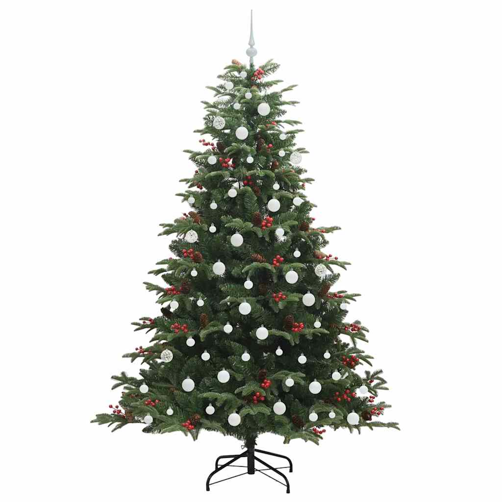 Dirbtinė Kalėdų eglutė Žalia 210 cm PVC ir Metalas ir Plastikas
