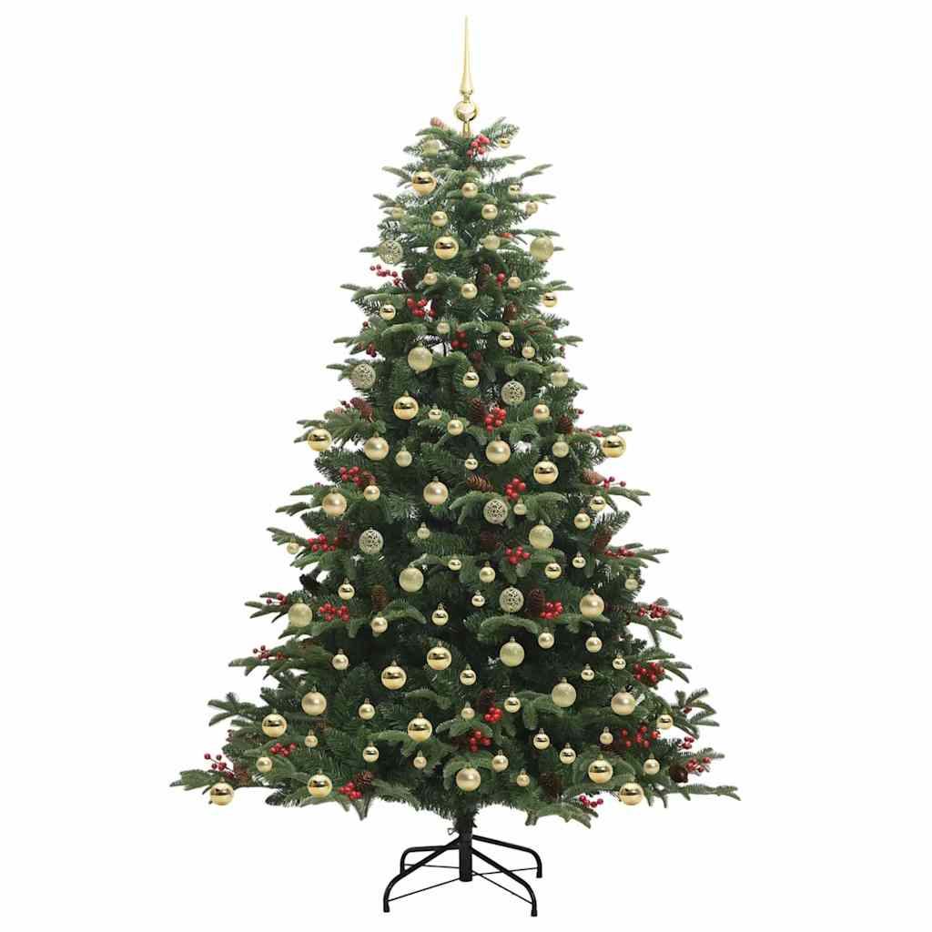 Dirbtinė Kalėdų eglutė Žalia 210 cm PVC ir Metalas ir Plastikas