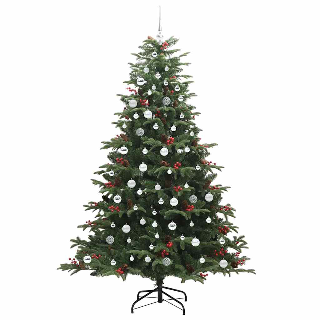 Dirbtinė Kalėdų eglutė Žalia 210 cm PVC ir Metalas ir Plastikas