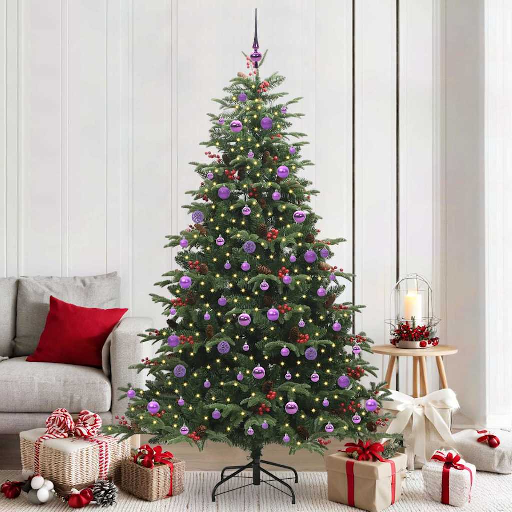 Dirbtinė Kalėdų eglutė BOREAL GROVE, Žalia 210 cm . , metalas , plastikas
