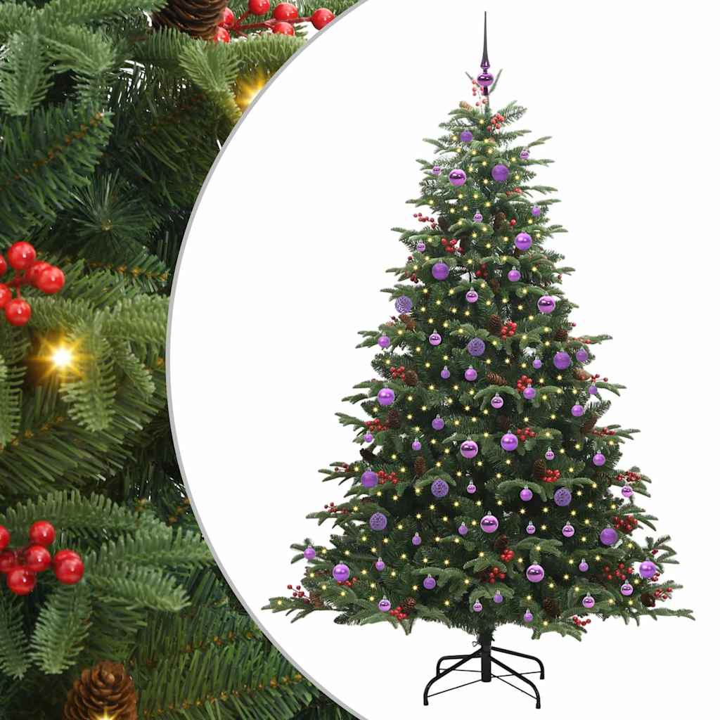 Dirbtinė Kalėdų eglutė BOREAL GROVE, Žalia 210 cm . , metalas , plastikas