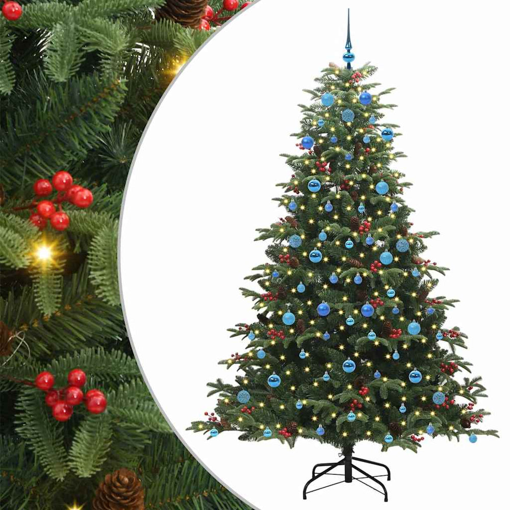Artificial Christmas tree BOREAL GROVE, Green 210 cm, metal, plastic