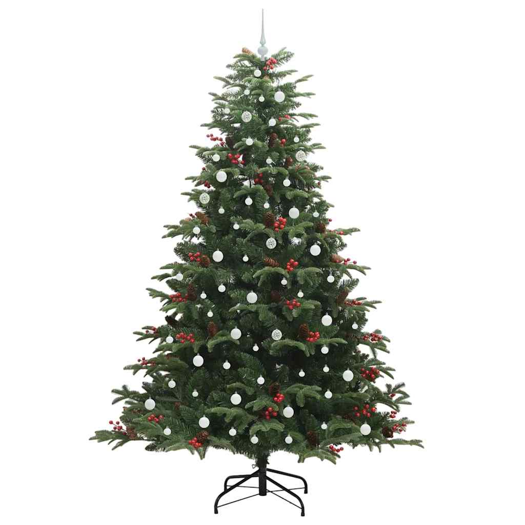 Dirbtinė Kalėdų eglutė Žalia 240 cm PVC ir Metalas ir Plastikas