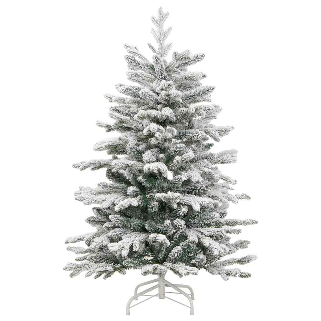 Dirbtinė Sulankstoma Kalėdų Eglutė Balta 120 cm PE ir PVC