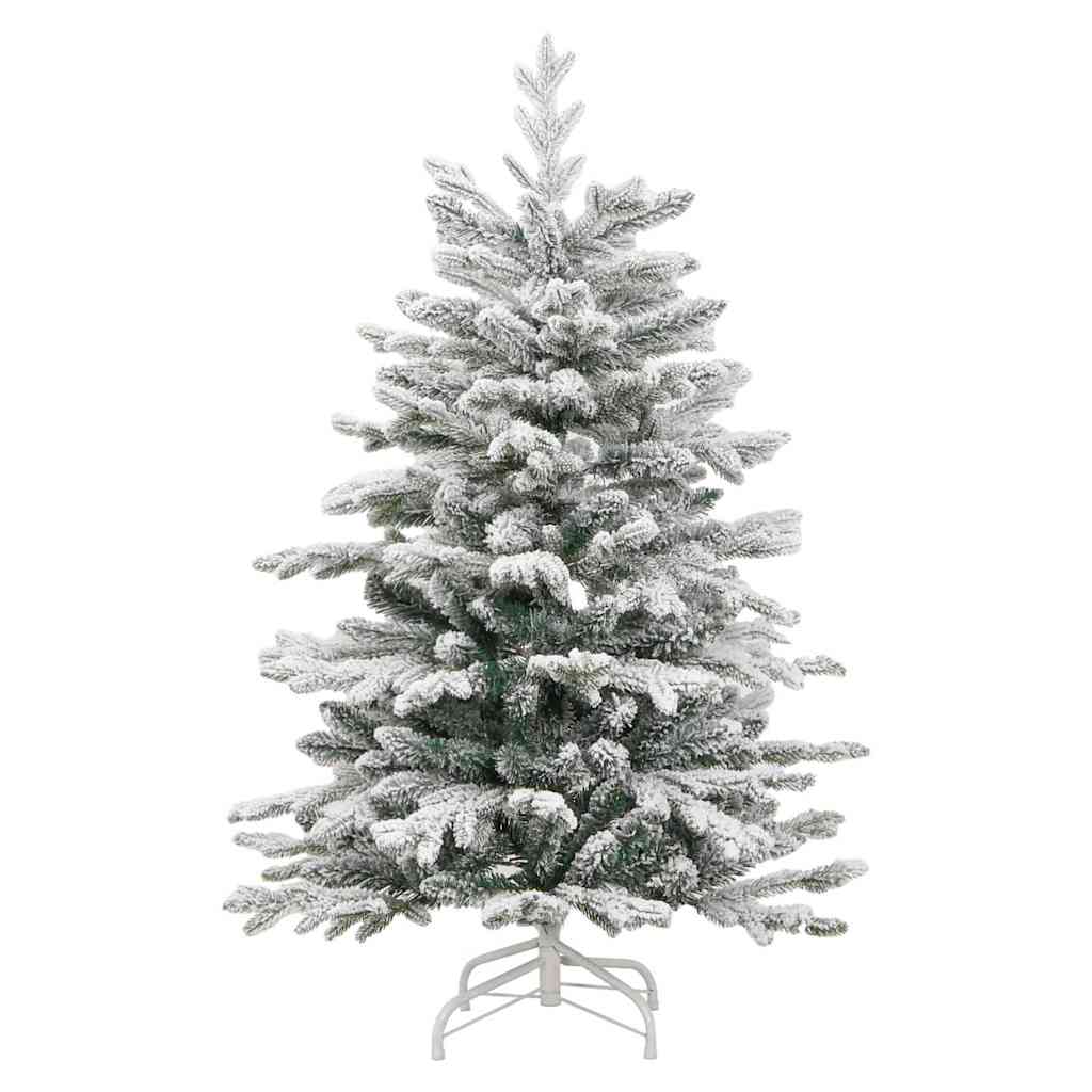 Mākslīgā saliekamā eglīte, balta, 120 cm, PE un PVC