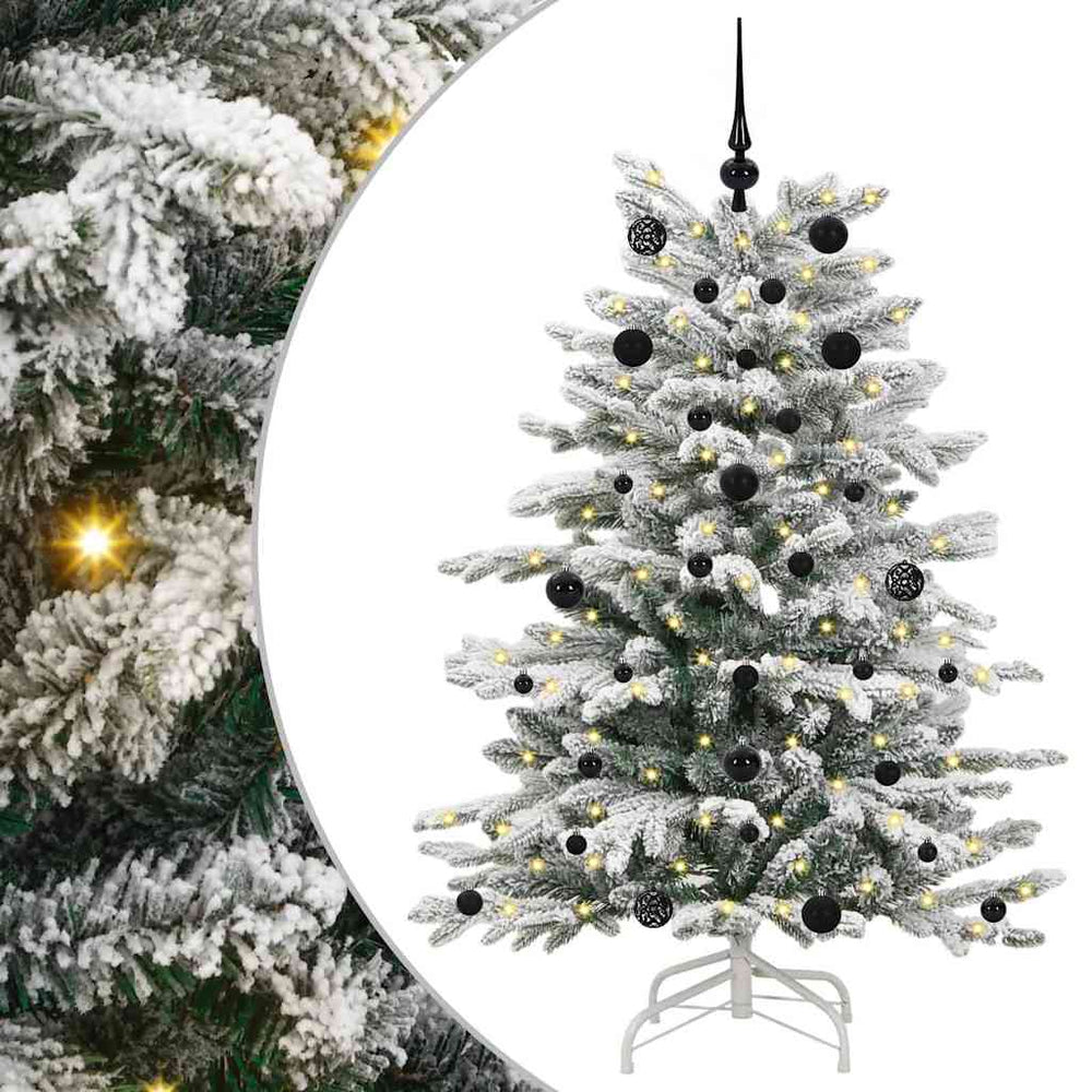 Dirbtinė Sulankstoma Kalėdų Eglutė MEADOW FROST, Balta 150 cm.  ir