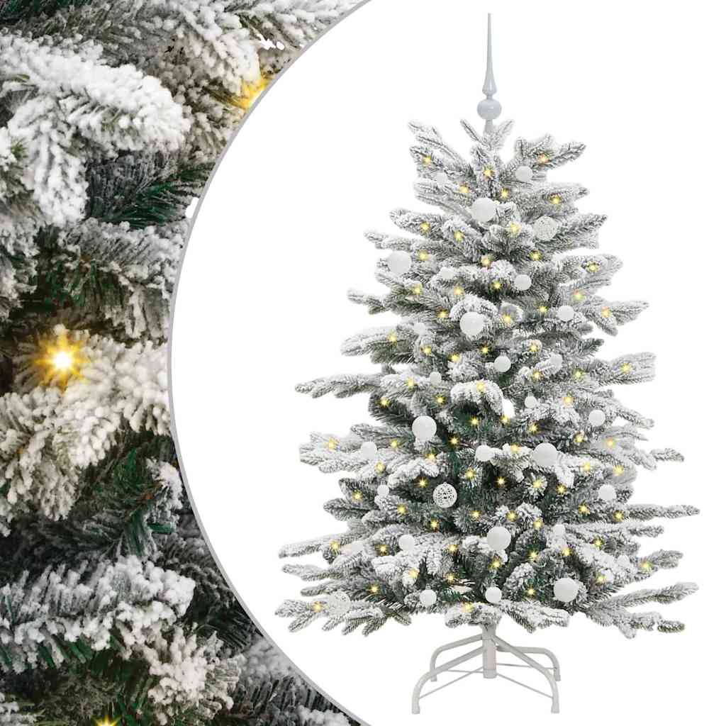 Dirbtinė Sulankstoma Kalėdų Eglutė MEADOW FROST, Balta 150 cm.  ir