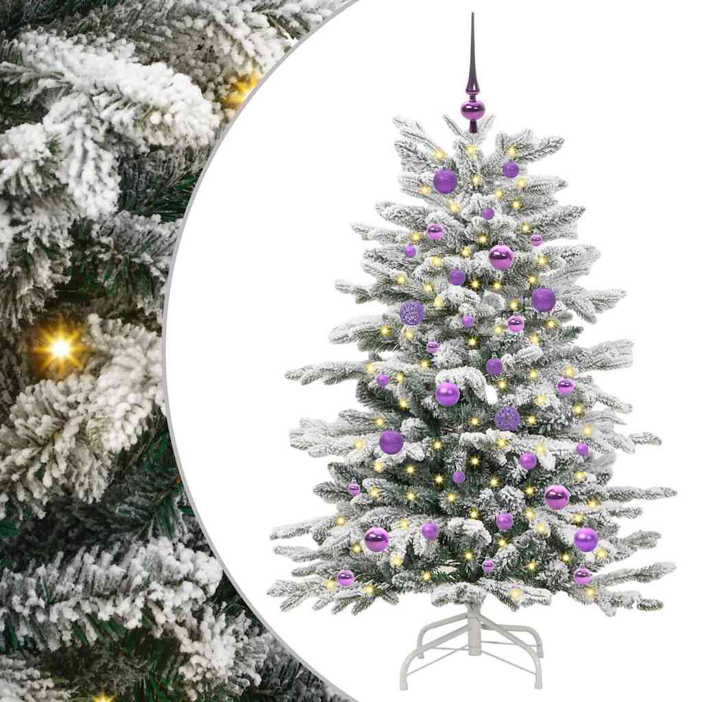 Dirbtinė Sulankstoma Kalėdų Eglutė MEADOW FROST, Balta 150 cm.  ir