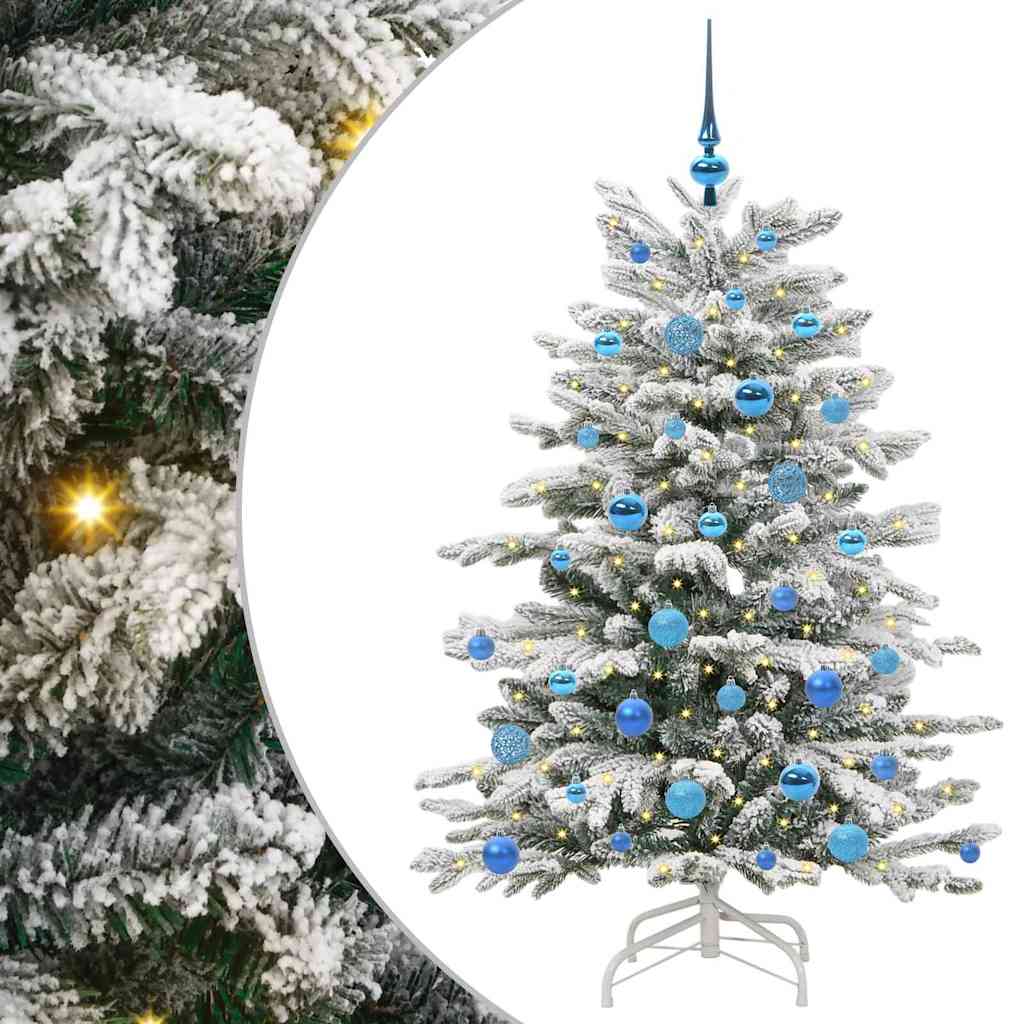 Dirbtinė Sulankstoma Kalėdų Eglutė MEADOW FROST, Balta 150 cm.  ir