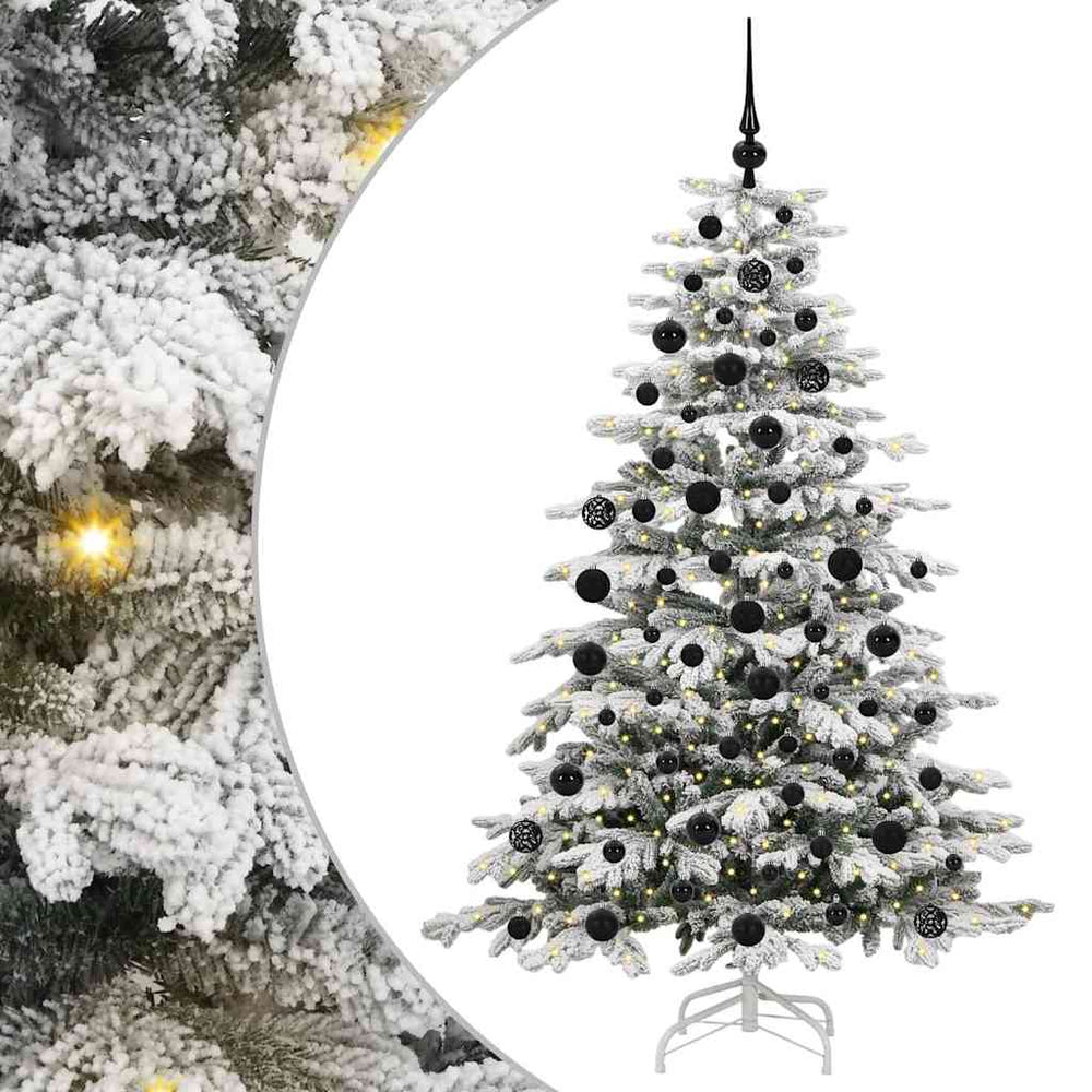Dirbtinė Sulankstoma Kalėdų Eglutė MEADOW FROST, Balta 180 cm.  ir