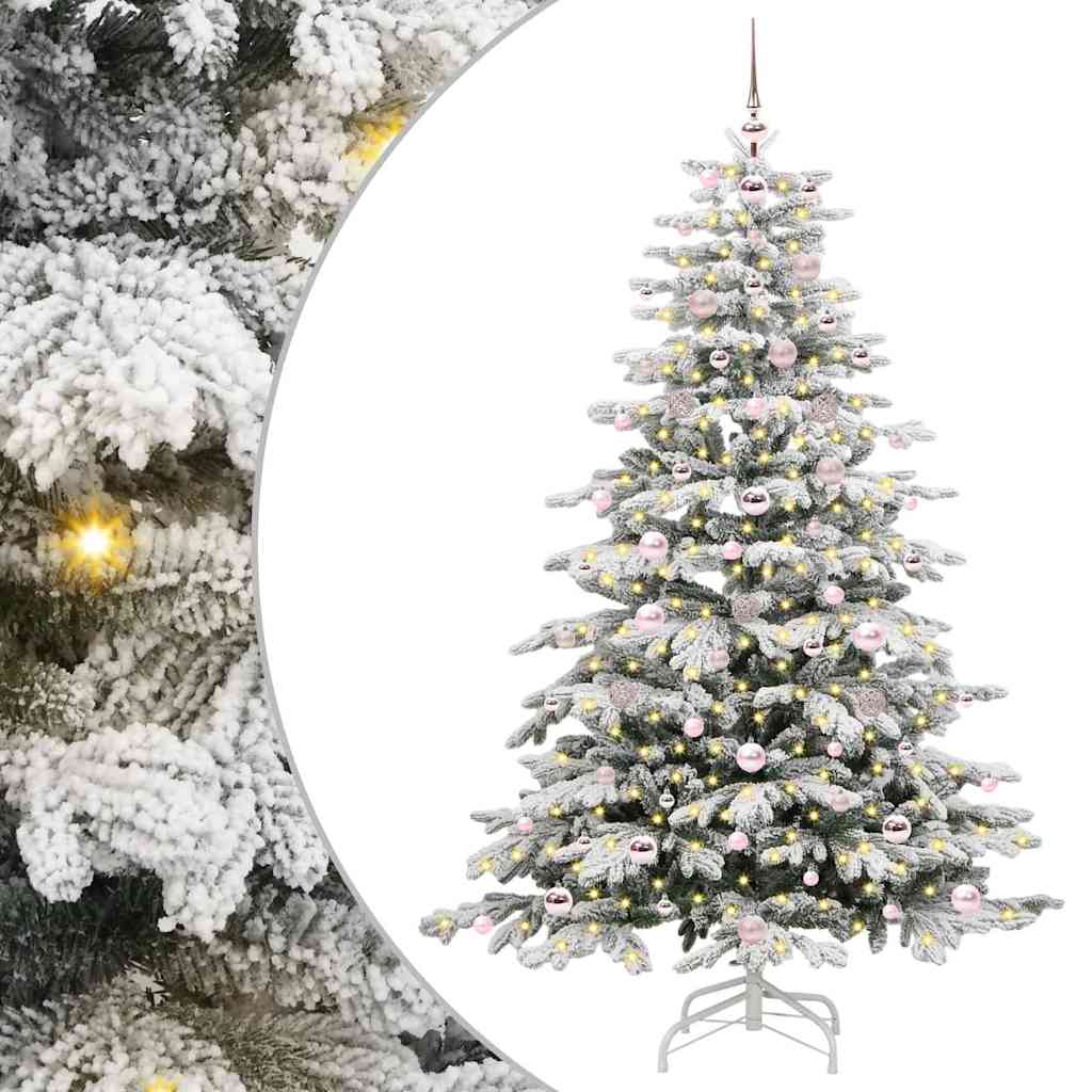 Dirbtinė Sulankstoma Kalėdų Eglutė MEADOW FROST, Balta 180 cm.  ir