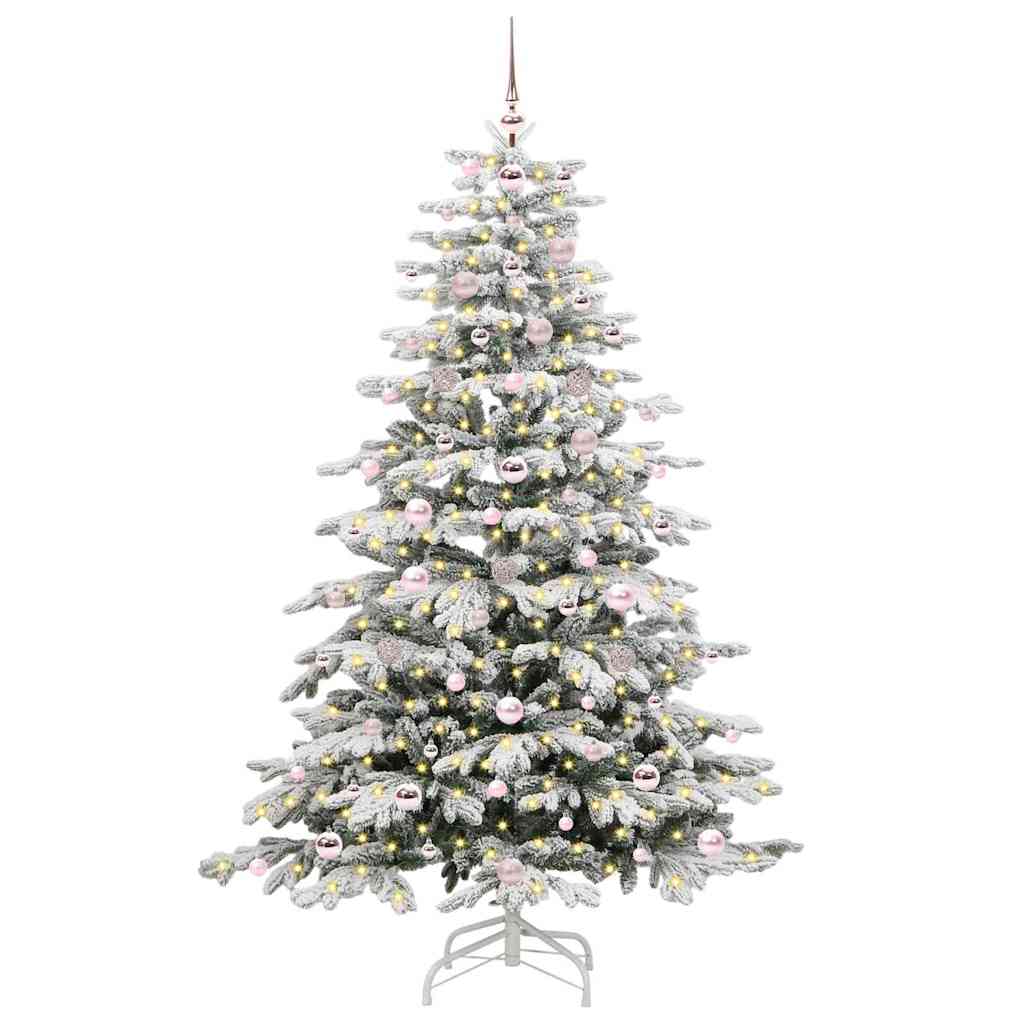 Dirbtinė Sulankstoma Kalėdų Eglutė MEADOW FROST, Balta 180 cm.  ir