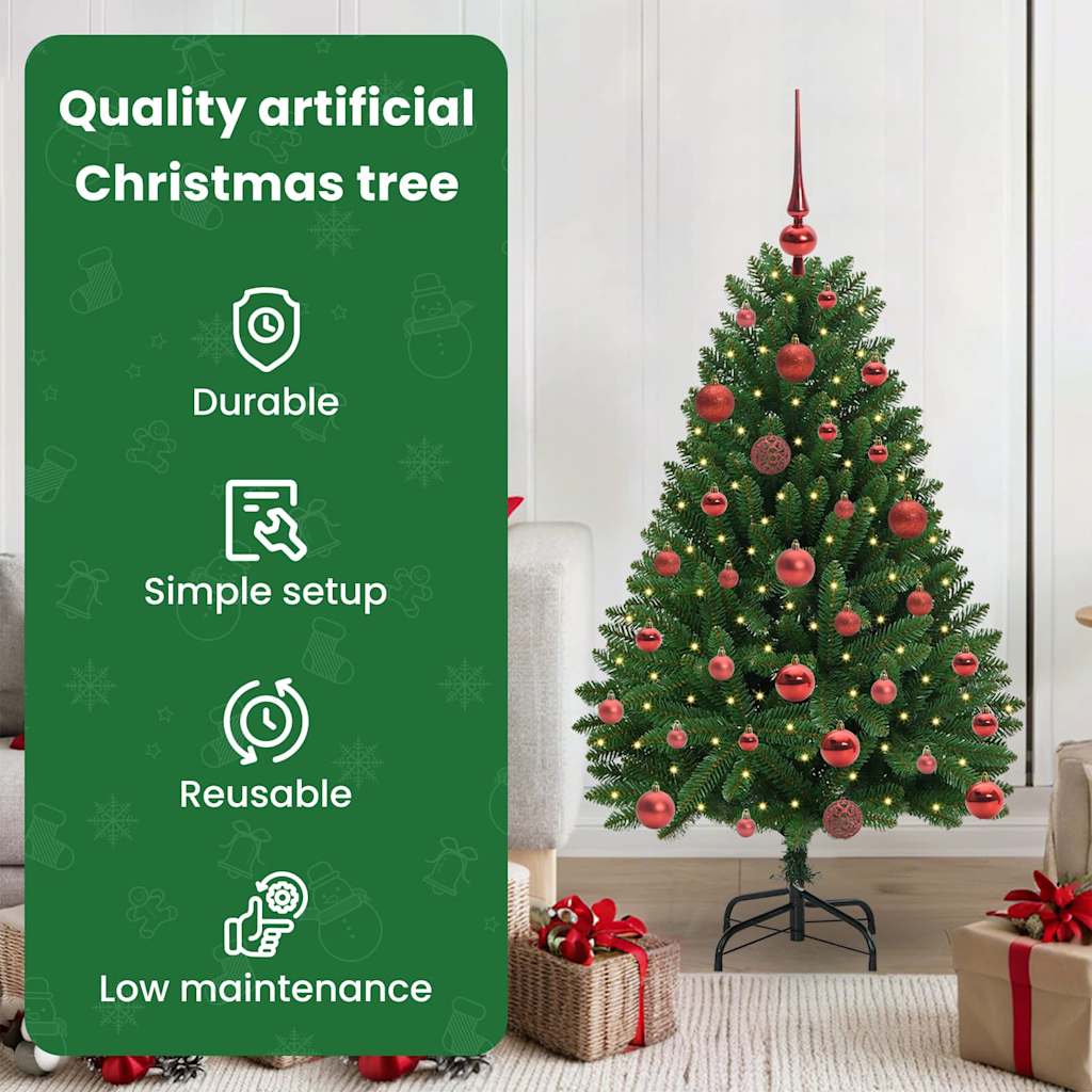 Dirbtinė Kalėdų eglutė CROWN ARCTIC, su 150 LED Žalia 120 cm . , metalas