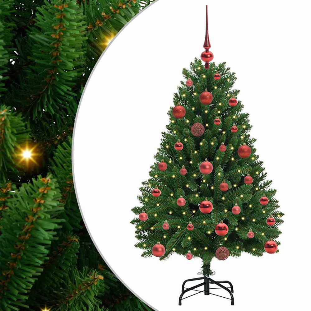 Mākslīgā Ziemassvētku eglīte CROWN ARCTIC, ar 150 LED, zaļa 120 cm, metāls