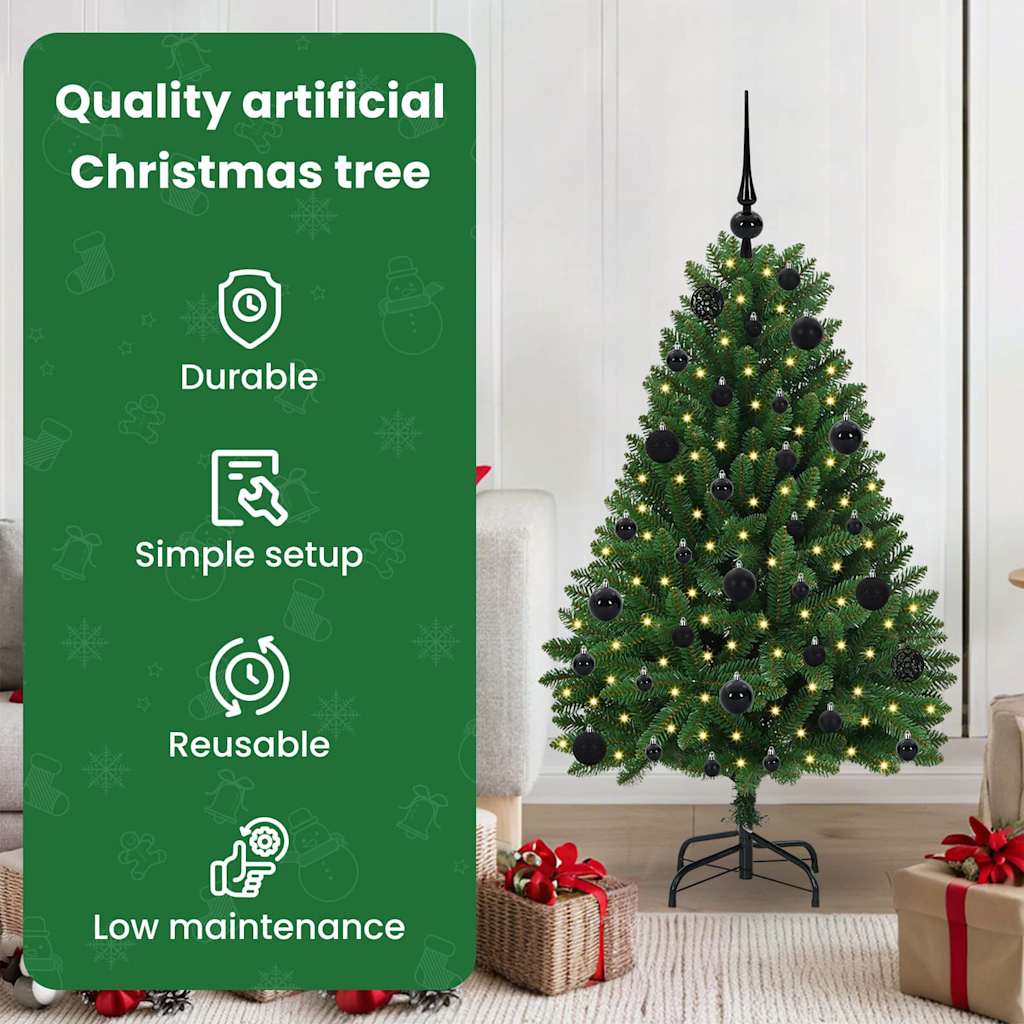 Dirbtinė Kalėdų eglutė CROWN ARCTIC, su 150 LED Žalia 120 cm . , metalas