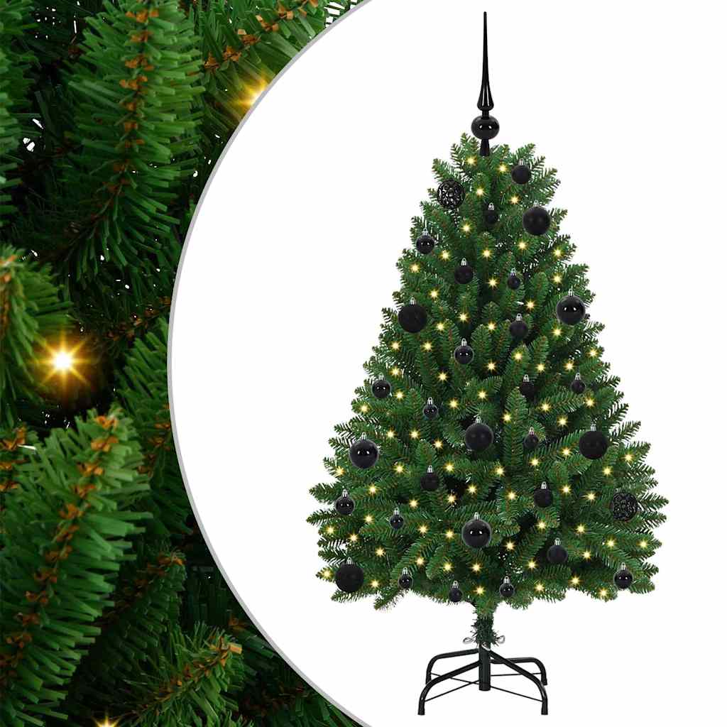 Artificial Christmas tree CROWN ARCTIC, with 150 LED Green 120 cm. , metal