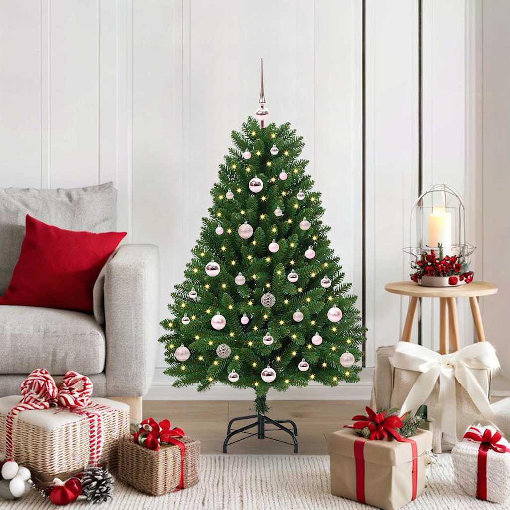 Mākslīgā Ziemassvētku eglīte CROWN ARCTIC, ar 150 LED, zaļa, 120 cm, metāls