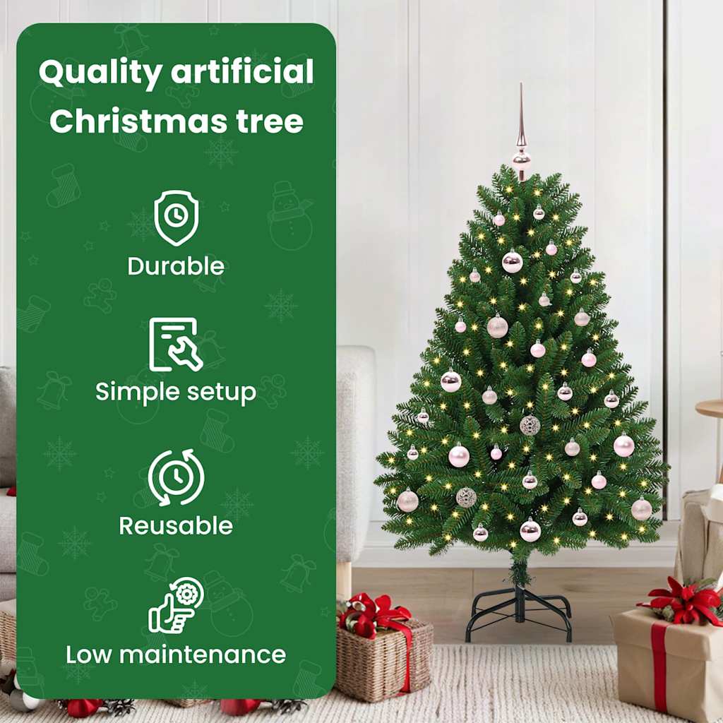 Dirbtinė Kalėdų eglutė CROWN ARCTIC, su 150 LED Žalia 120 cm . , metalas