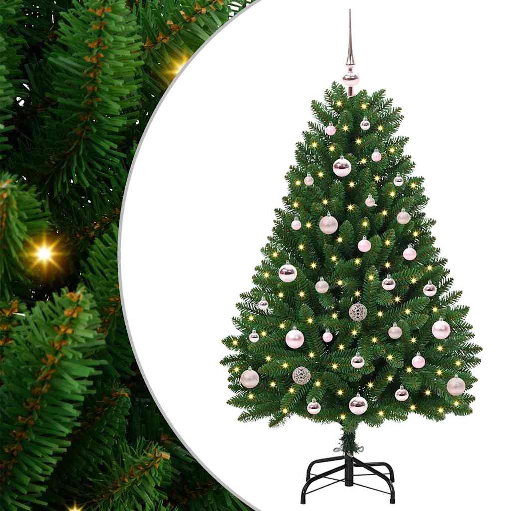 Mākslīgā Ziemassvētku eglīte CROWN ARCTIC, ar 150 LED, zaļa, 120 cm, metāls