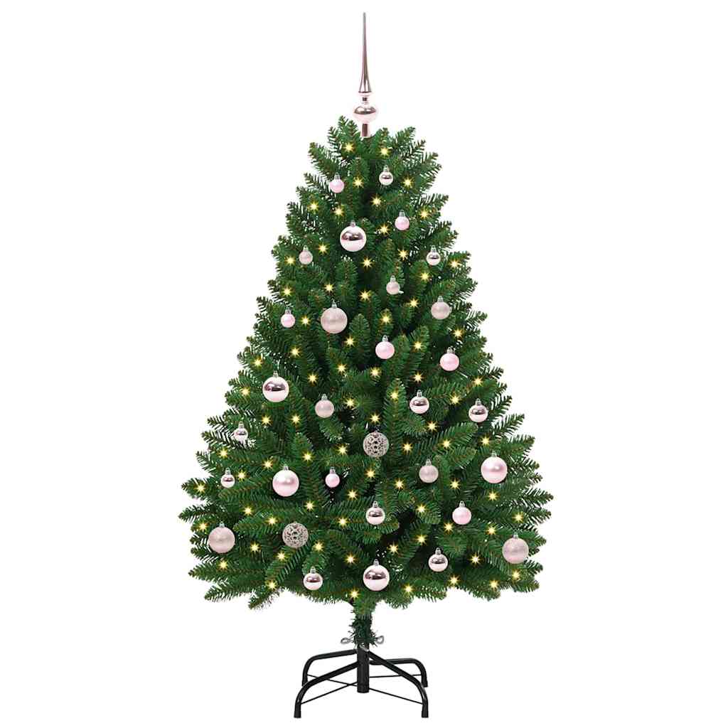 Mākslīgā Ziemassvētku eglīte CROWN ARCTIC, ar 150 LED, zaļa, 120 cm, metāls