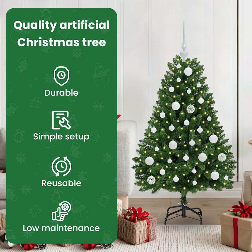 Dirbtinė Kalėdų eglutė CROWN ARCTIC, su 150 LED Žalia 120 cm . , metalas