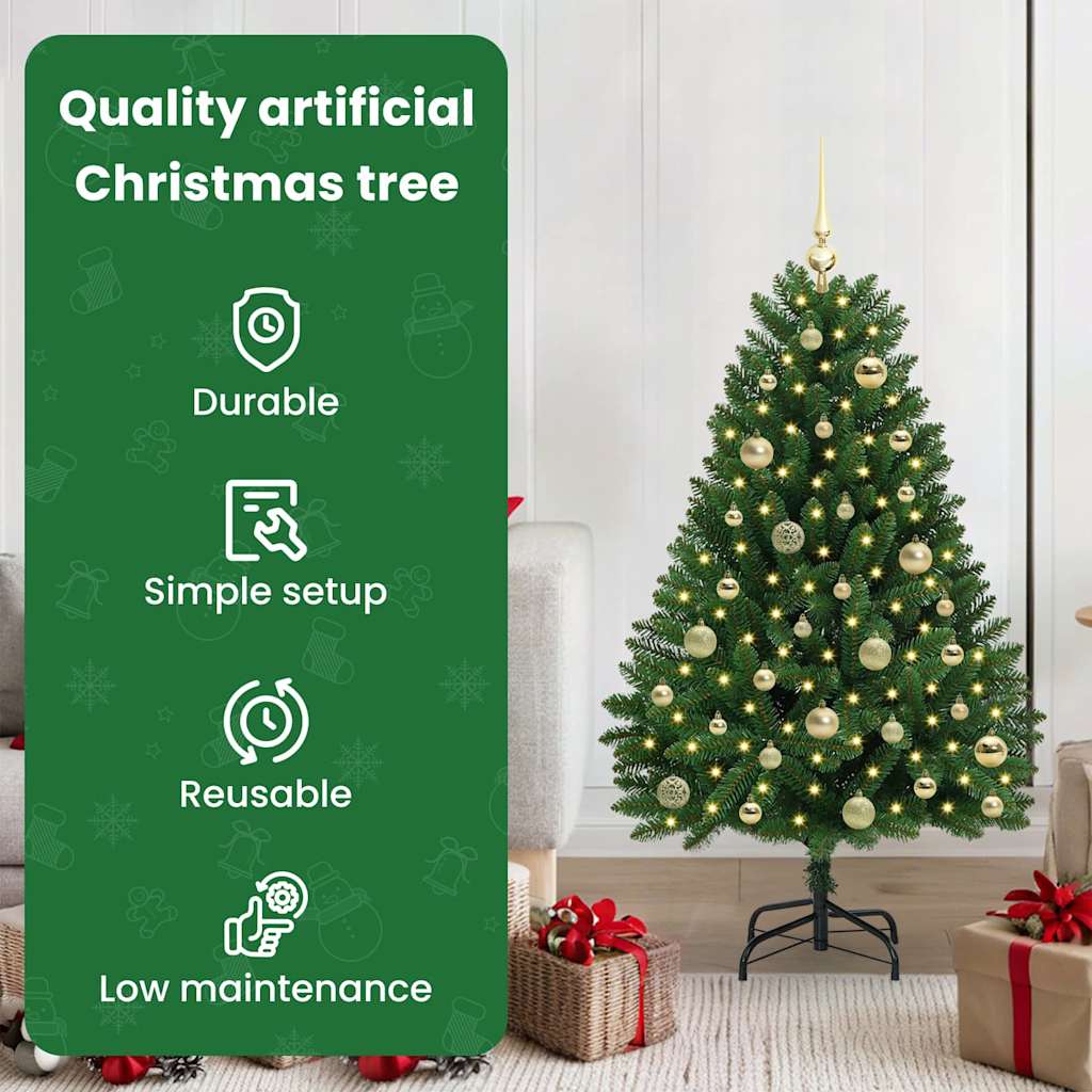 Dirbtinė Kalėdų eglutė CROWN ARCTIC, su 150 LED Žalia 120 cm . , metalas