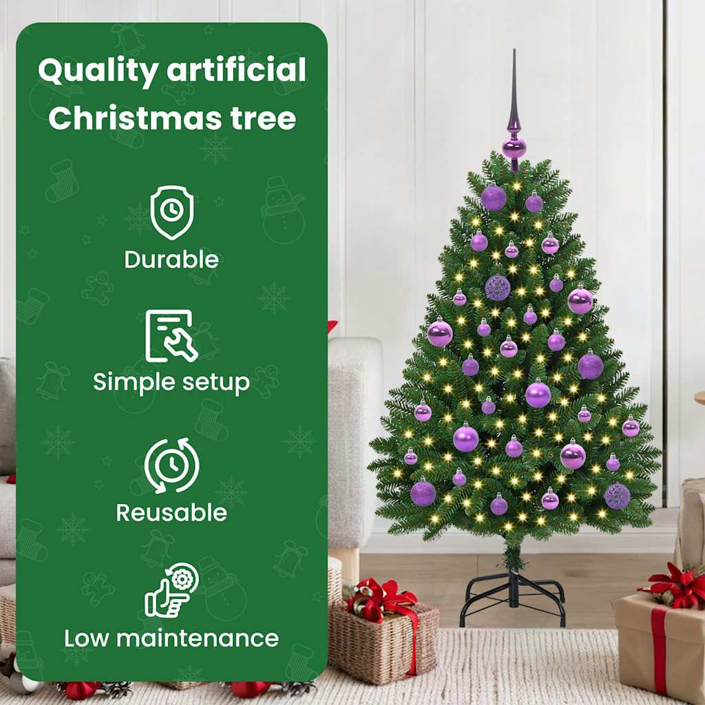 Dirbtinė Kalėdų eglutė CROWN ARCTIC, su 150 LED Žalia 120 cm . , metalas
