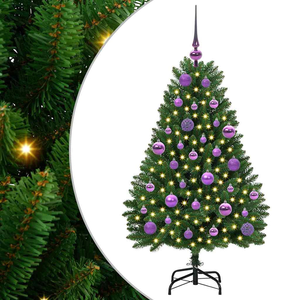 Artificial Christmas tree CROWN ARCTIC, with 150 LED Green 120 cm, metal