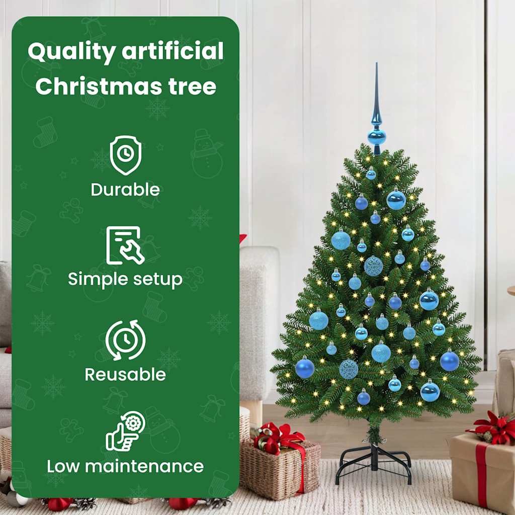 Dirbtinė Kalėdų eglutė CROWN ARCTIC, su 150 LED Žalia 120 cm . , metalas