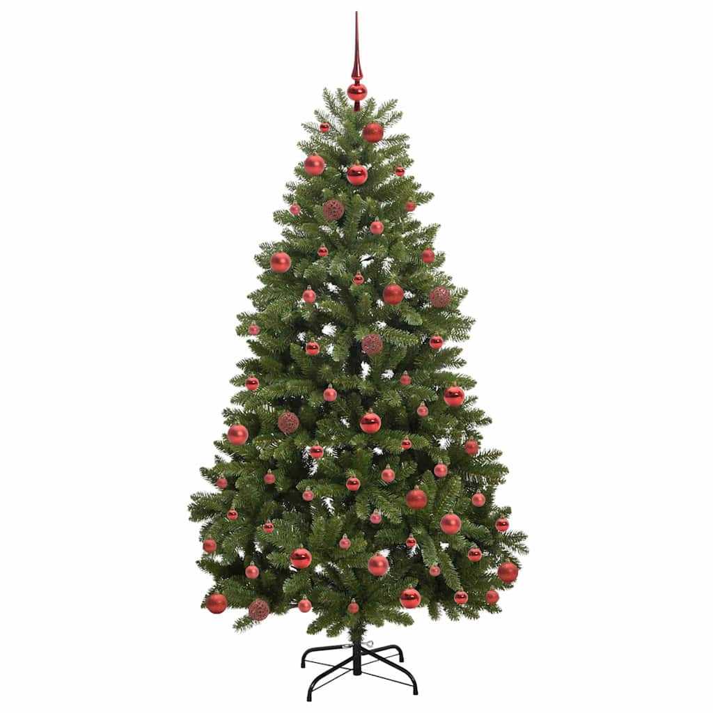 Dirbtinė Kalėdų eglutė su 300 LED Žalia 180 cm PVC ir metalas