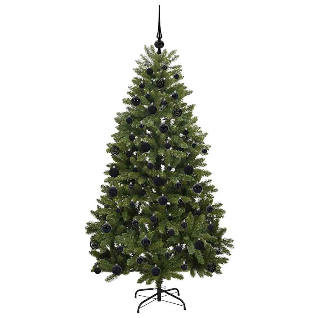 Dirbtinė Kalėdų eglutė su 300 LED Žalia 180 cm PVC ir metalas