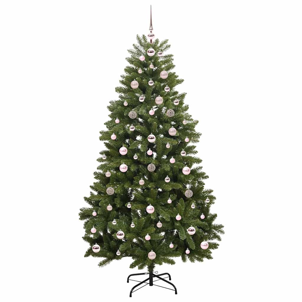 Dirbtinė Kalėdų eglutė su 300 LED Žalia 180 cm PVC ir metalas