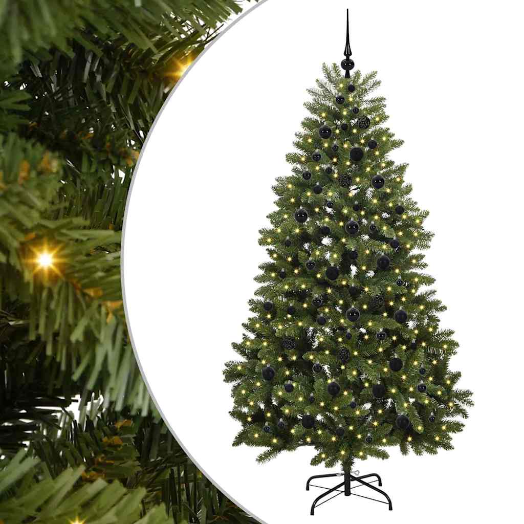 Dirbtinė Kalėdų eglutė BLOOM STAR, su 300 LED Žalia 210 cm . , metalas