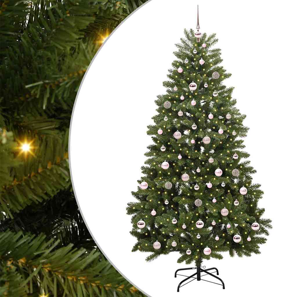 Dirbtinė Kalėdų eglutė BLOOM STAR, su 300 LED Žalia 210 cm . , metalas