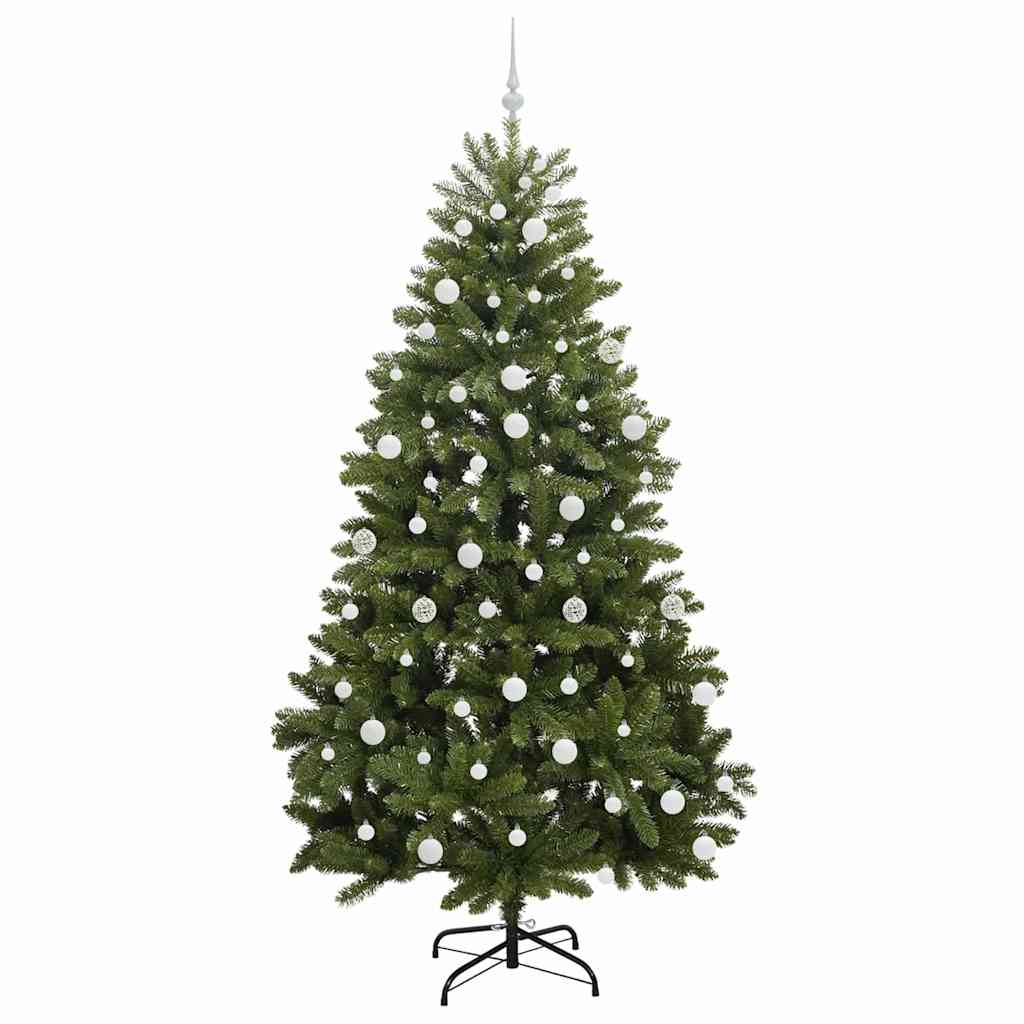Dirbtinė Kalėdų eglutė su 300 LED Žalia 210 cm PVC ir metalas