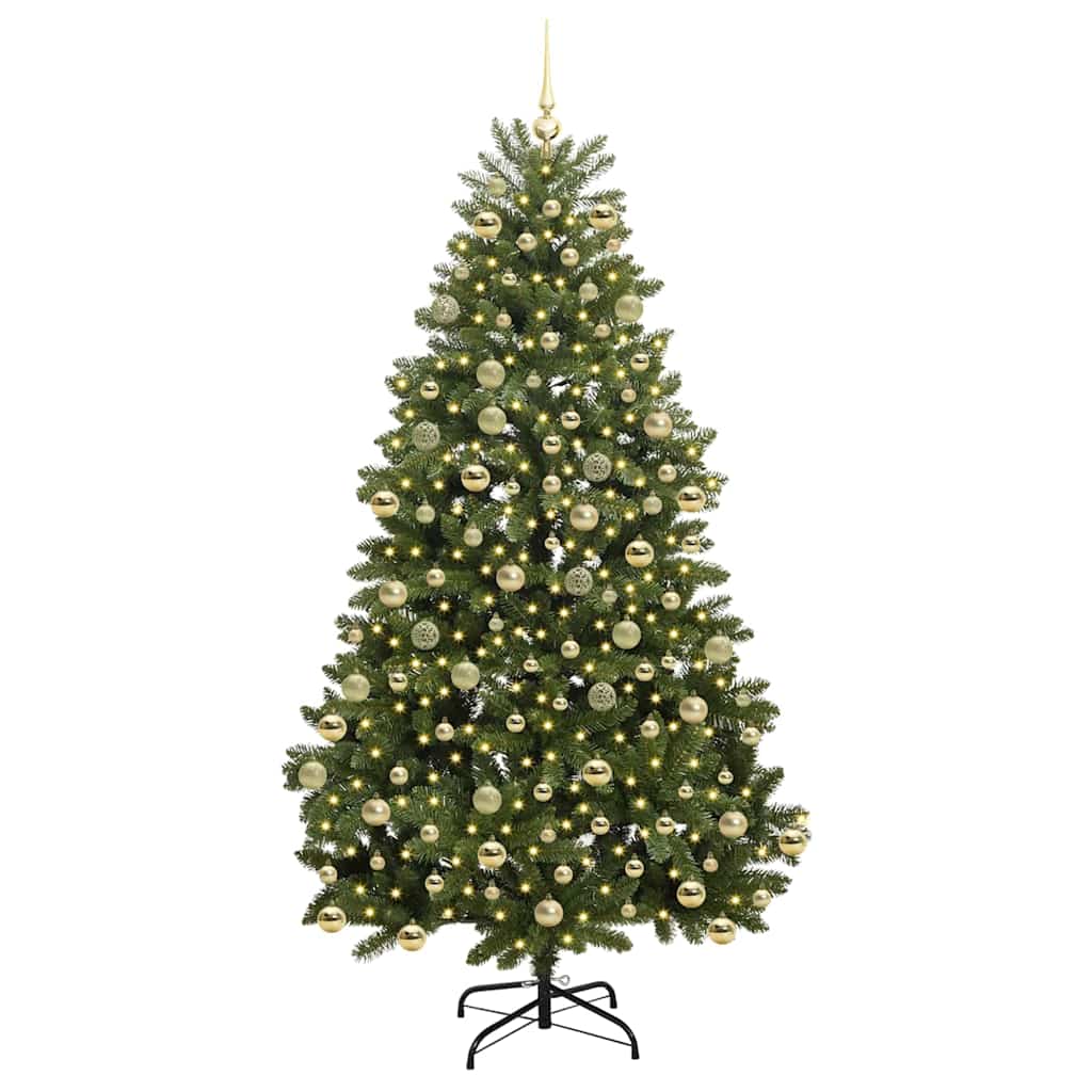 Dirbtinė Kalėdų eglutė 210 cm 300 LED Šilta balta Žalia