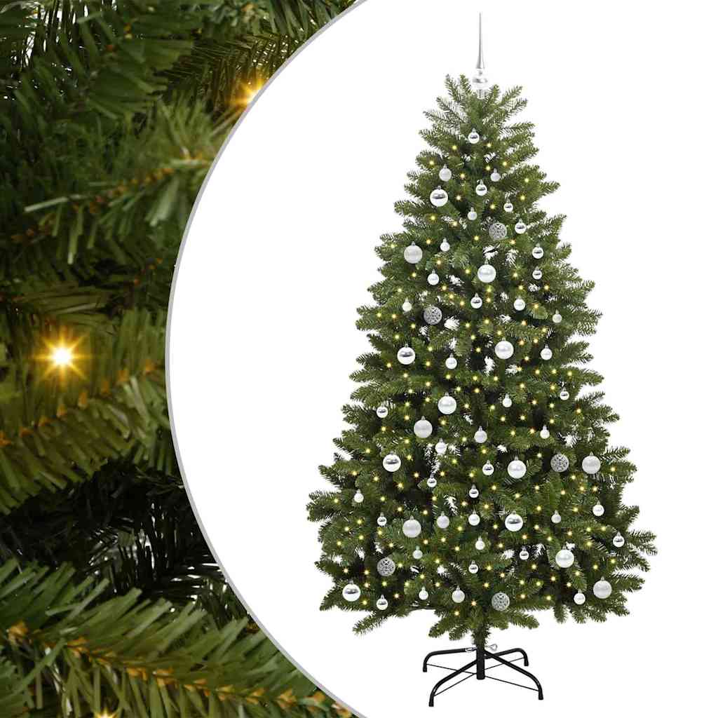 Dirbtinė Kalėdų eglutė 210 cm 300 LED Šilta balta Žalia