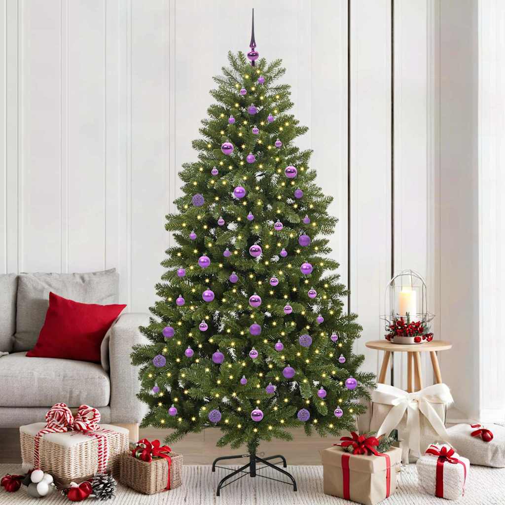 Dirbtinė Kalėdų eglutė BLOOM STAR, su 300 LED Žalia 210 cm . , metalas